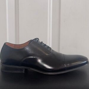 Classic Black Leather Men's Dress Shoes